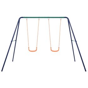 Swing Set with 2 Seats Steel