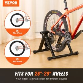VEVOR Bike Trainer Stand, Fluid Stationary Bike Stand for 26"-29" Wheels, Noise Reduction Fluid Flywheel