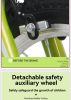 FKZNPJ 18 inch sporty kids bike with training wheels and stand Adjustable saddle Suitable for boys and girls aged 5-10 years tall Height 39-49 inches