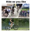 A24208 24 Inch Mountain Bike, 21-Speed V-Brake, Front Suspension, Carbon Steel Frame Mountain Bike For Teenagers Girls Women Bicycles