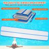 VEVOR Gymnastics Air Mat, 4 inch Thickness Inflatable Gymnastics Tumbling Mat, Tumble Track with Electric Pump