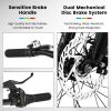 S20109 Kids' Bike 20 Inch Wheels Fat Tire Bike, 4" Wide Fat Tire Snow Mountain Bike Ages 8-12 Year Old, Steel Frame