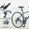 Shimano 7 Speed Hybrid Bike Aluminum Alloy Frame Double Disc Brakes 700C Road Bike For men women's City Bicycle