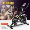 Indoor Stationary Cycling Exercise Bike with Phone Bracket Heavy Flywheel and LCD Monitor Home Gym