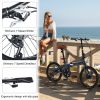 20" Folding City Bike, Lightweight Aluminum Frame, 7-Speed Folding Bike